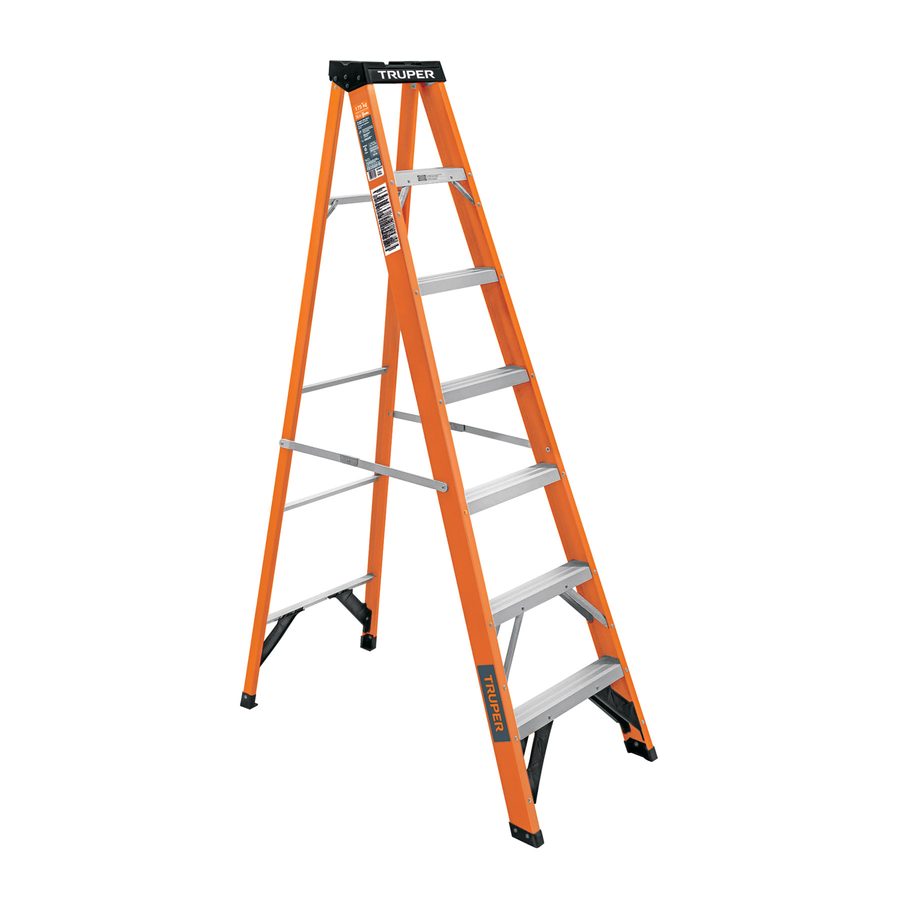 Escalera Fibra De Vidrio Tipo Ii 6 Peldaños
