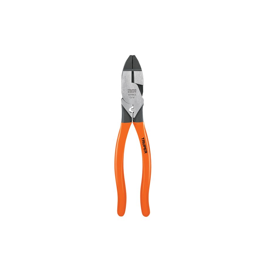 Pinza Para Electricista Con Ponchador 9"