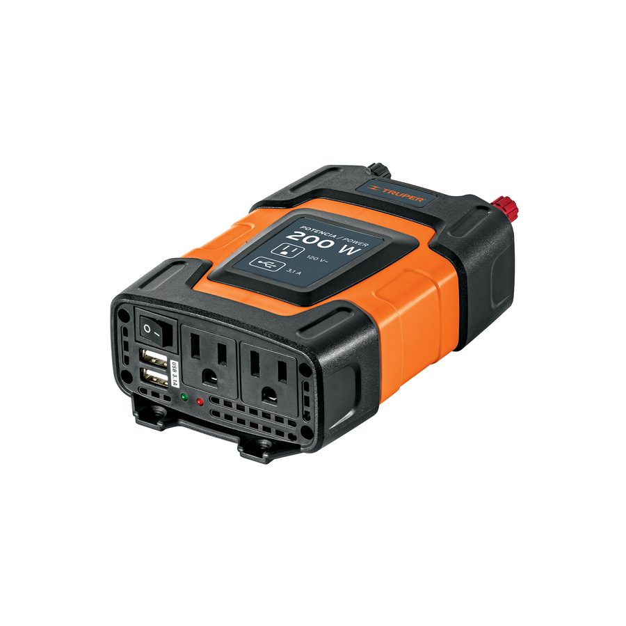 Inversor De Corriente De 200w Con Puertos Usb