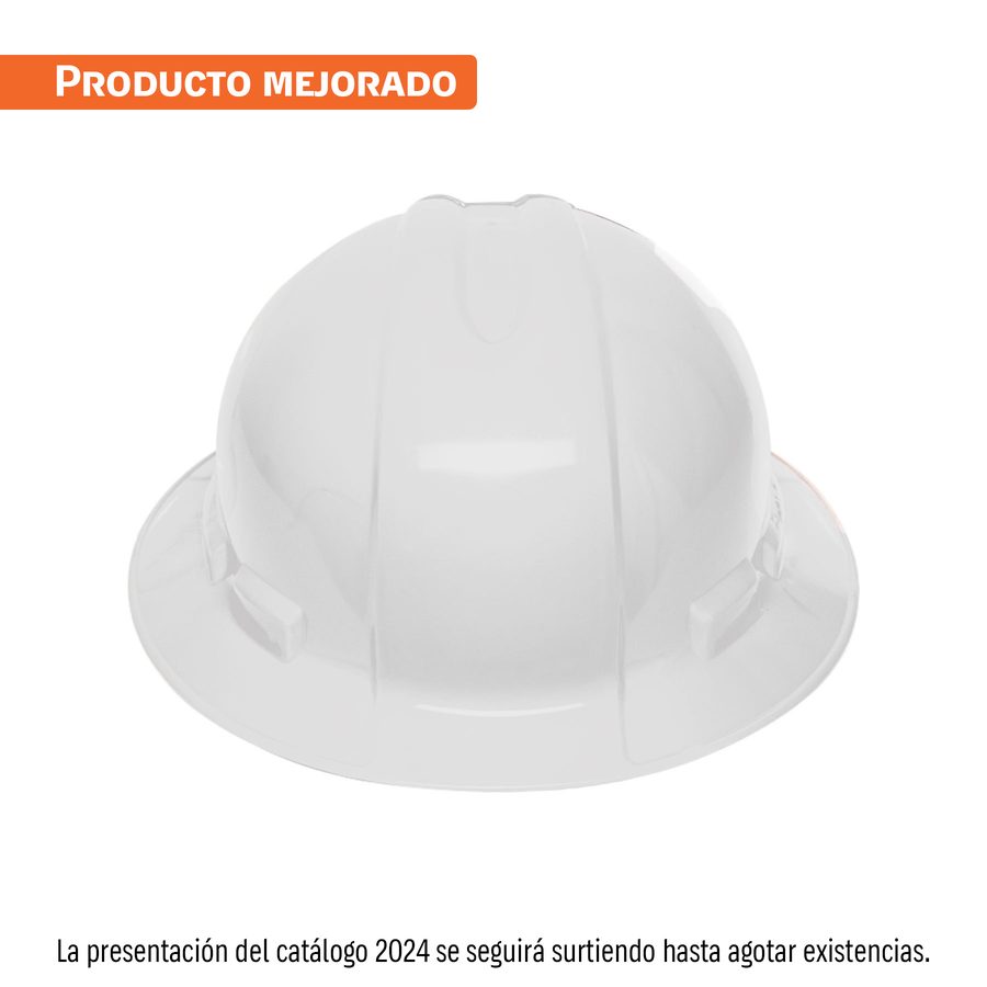 Casco Ala Ancha Blanco