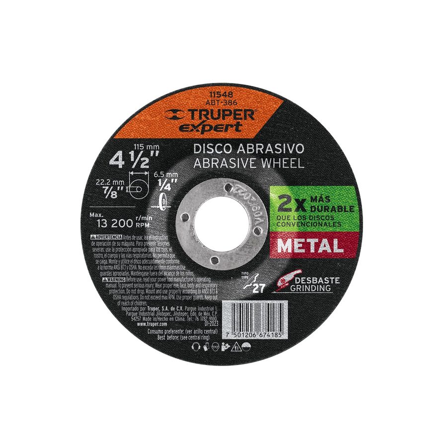 Disco Desbaste 4 1/2"