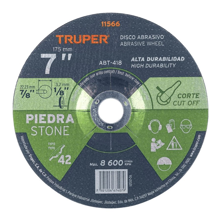 Disco Abrasivo 7"