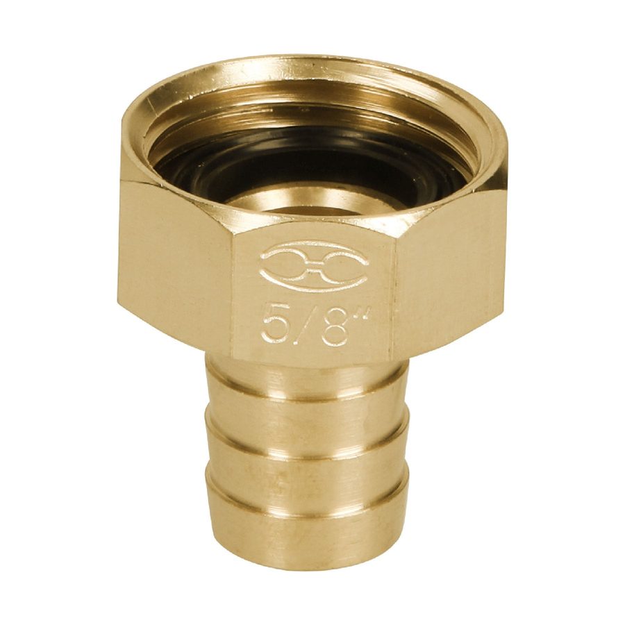 Conector Macho De Latón Sólido 5/8"