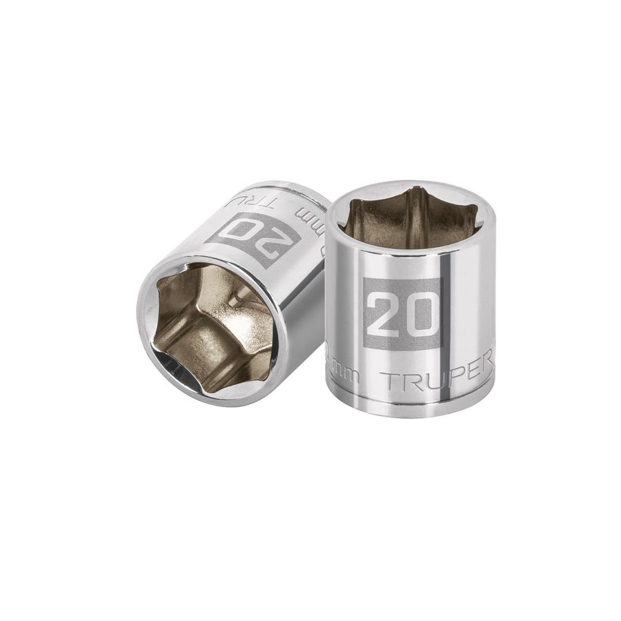 Dado De 20mm 6puntas,cuadro 3/8"