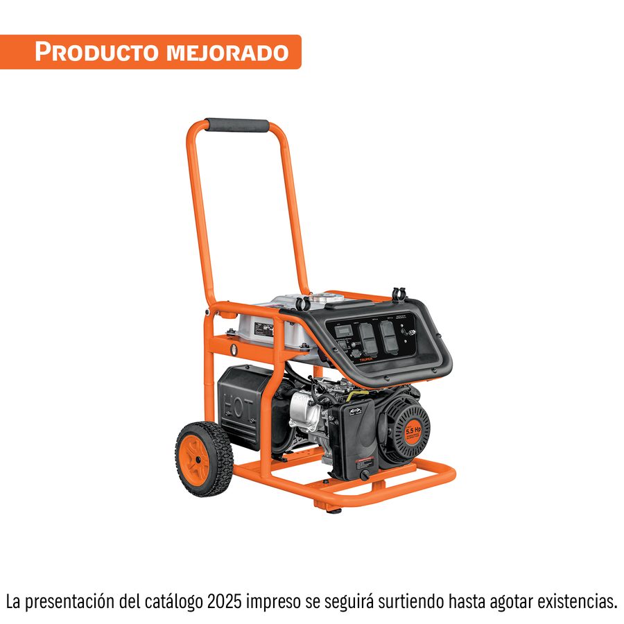 Generador Eléctrico Portatil Motor Gasolina 1800w 5.5 HP