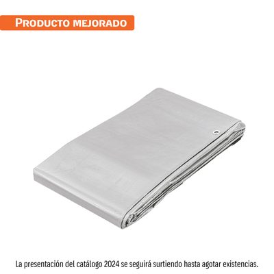 Lona Gris Reforzada 4 X 6