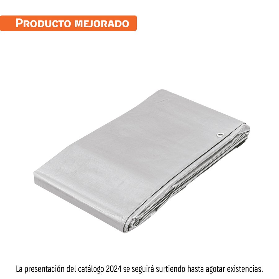 Lona Gris Reforzada 4 X 6