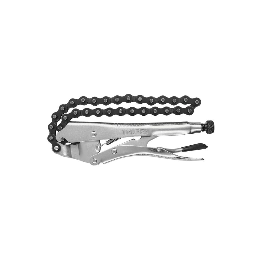 Pinza De Presión Con Cadena 8"