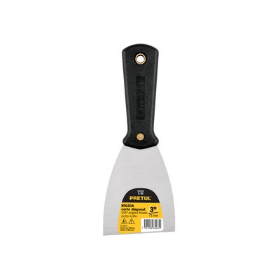 Espatula Rigida Mango Plástico 3"