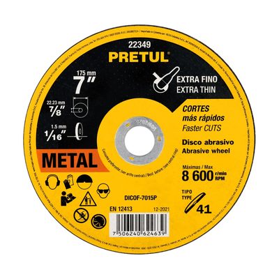 Disco De Corte 7"
