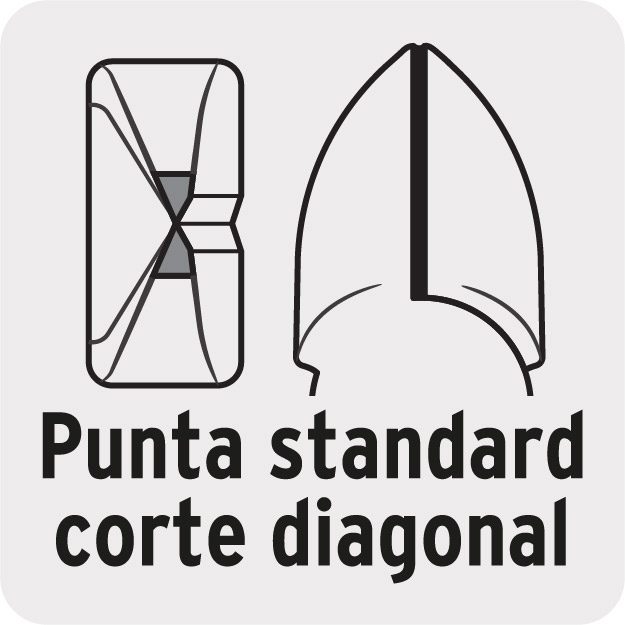 Pinza Diagonal 7"