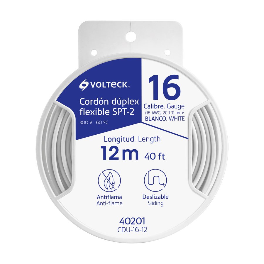 Carrete De Cable Pot 16 12mt