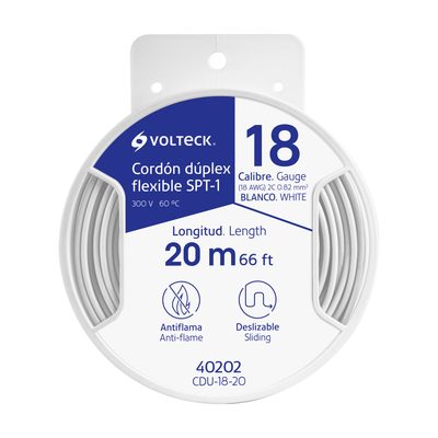 Carrete De Cable Pot 18 20mt