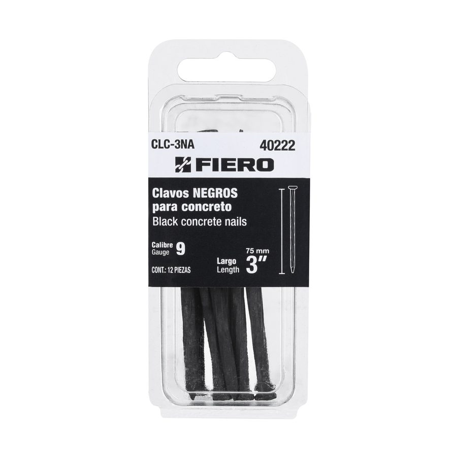 Clavo Concreto 12 Piezas 3"