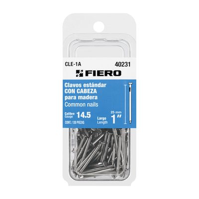 Clavo Estandar 130 Piezas 1"