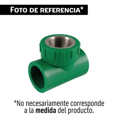 Tee Hembra Termo Fusión " 1"