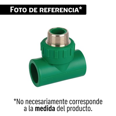 Tee Macho Termo Fusión " 1"