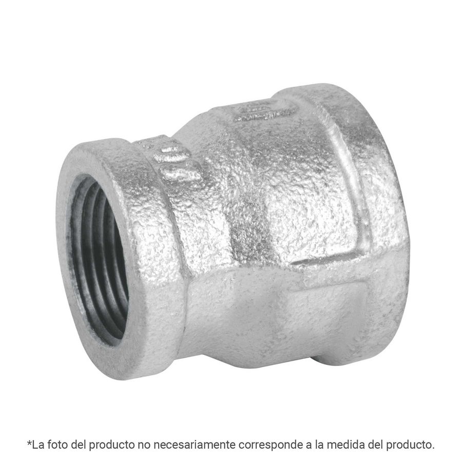 Reducción Campana Galvanizada " 1/2 X 1/4"
