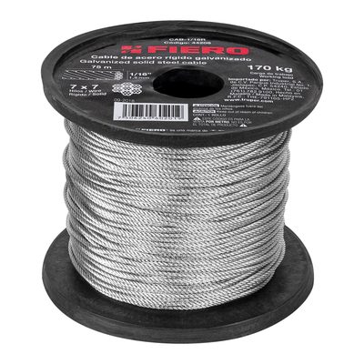 Cable De Acero Rigído Por Metro 1/16"