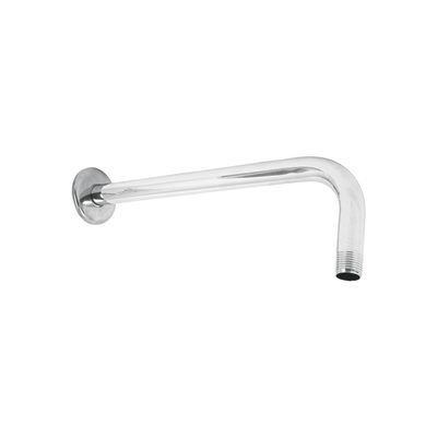 Brazo Recto Con Chapeton Para Regadera, 30cm, Cromo
