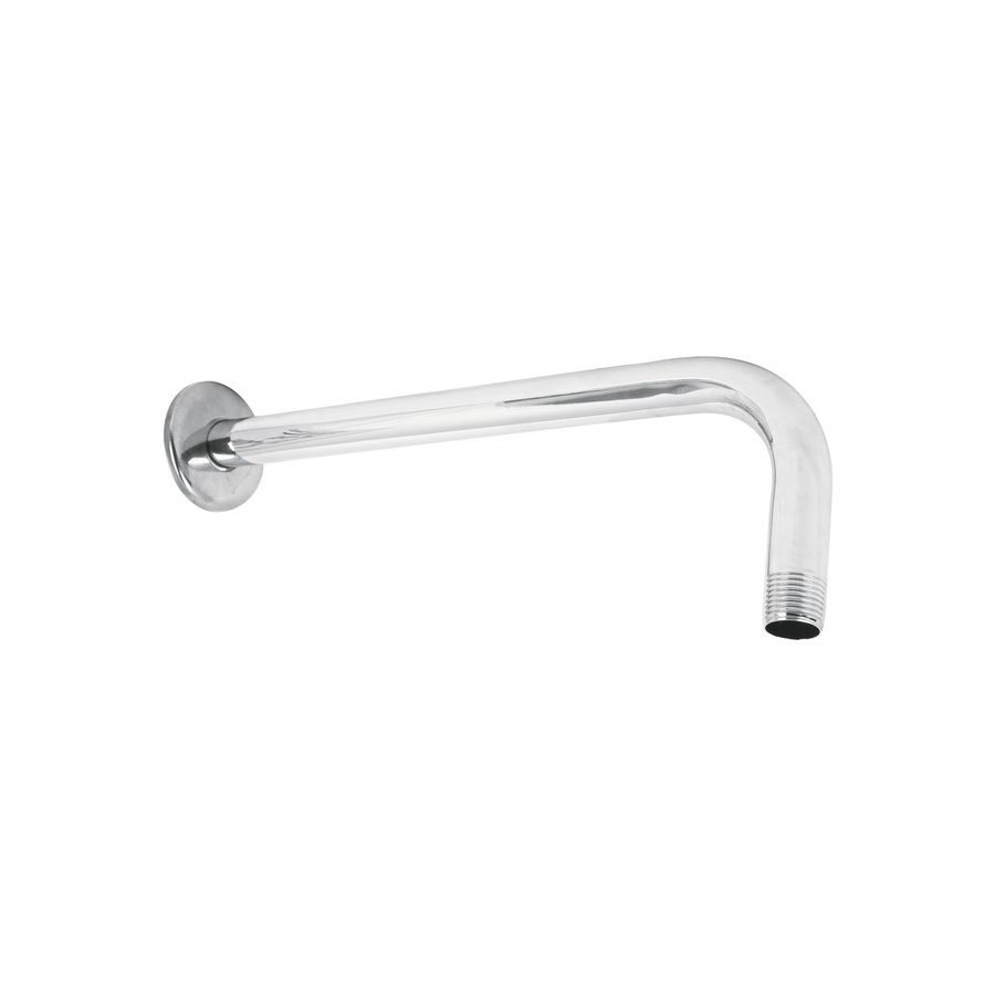 Brazo Recto Con Chapeton Para Regadera, 30cm, Cromo
