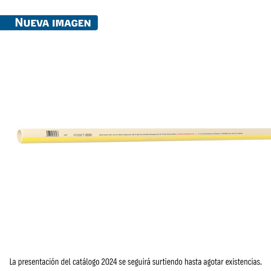Tubo CPVC 1/2