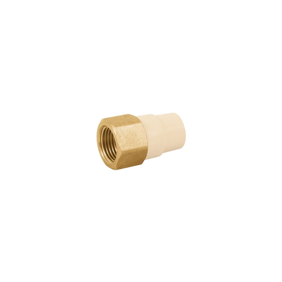 Conector Hembra CPVC Con Inserto De Latón " 1/2"