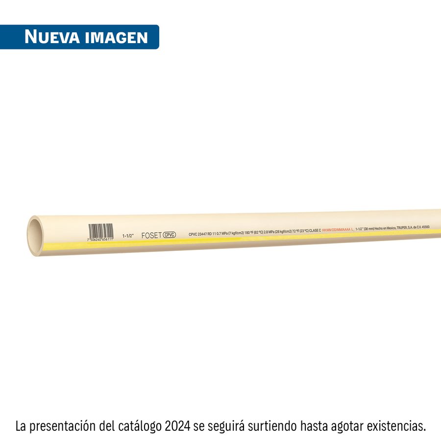 Tubo CPVC 1 1/2
