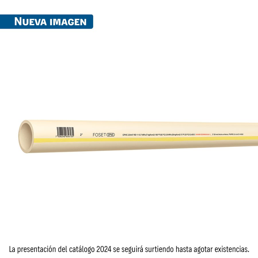 Tubo CPVC 2"