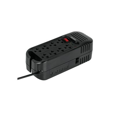 Regulador De Voltaje De 1600 Va / 800 W 8 Contactos
