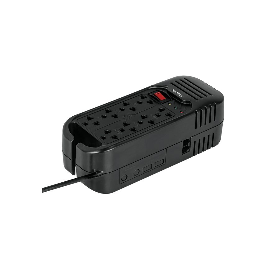Regulador De Voltaje De 1600 Va / 800 W 8 Contactos