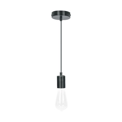 Socket Colgante Metalico,negro