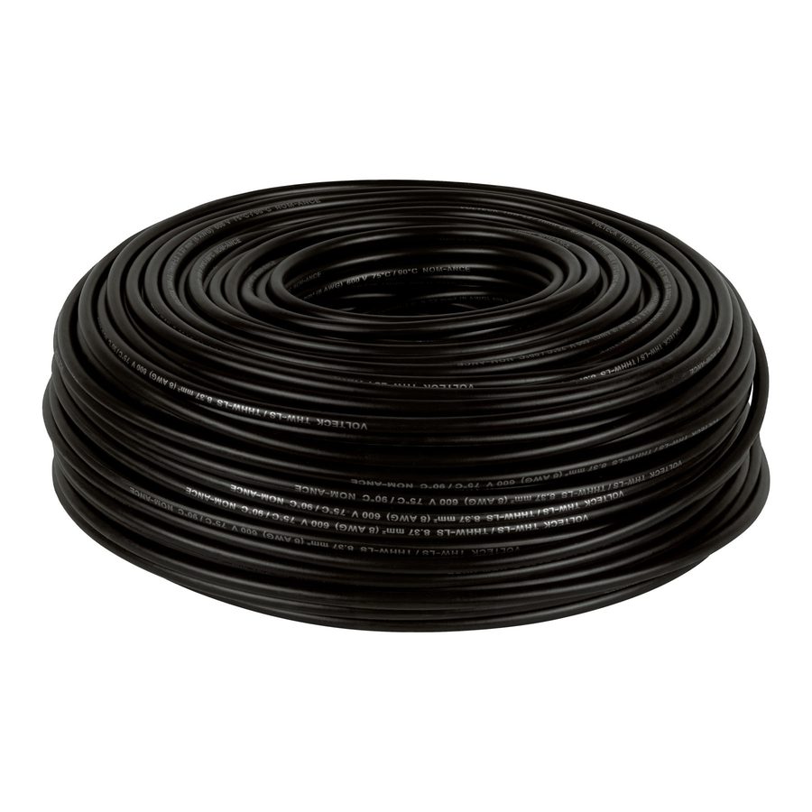 Cable Sencillo Numero " "negro" Caja 8"