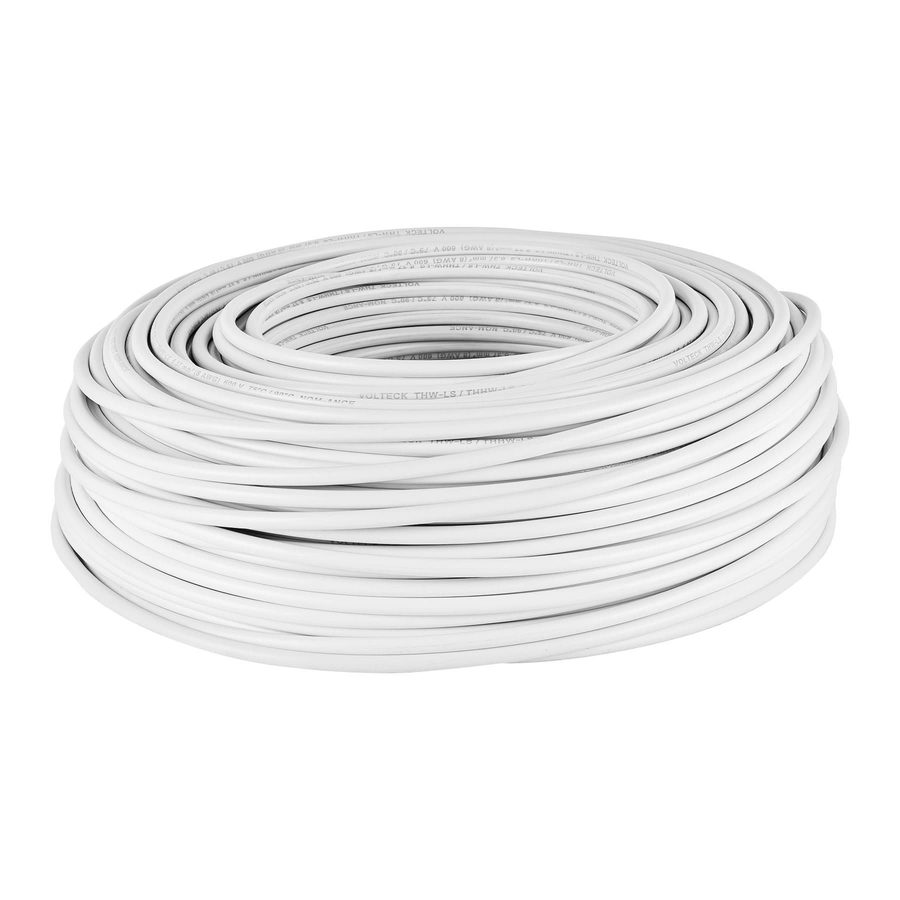 Cable Sencillo Numero " "blanco" Caja 8"
