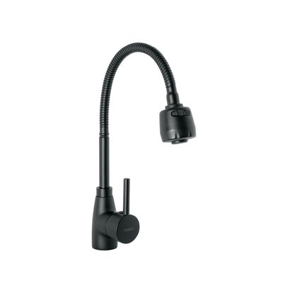 F77 Monomando Fregadero Negro