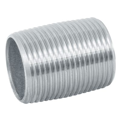 Niple Galvanizado Cuerda Corrida 1"