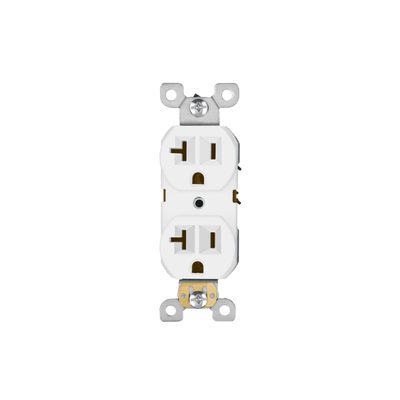 Contacto Duplex 2 Polos 3 Hilos 20a Blanco