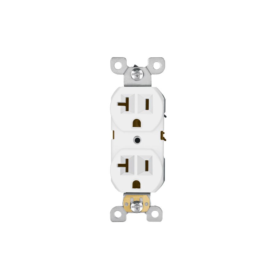 Contacto Duplex 2 Polos 3 Hilos 20a Blanco