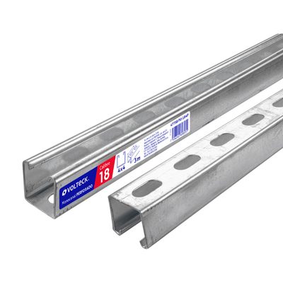 Unicanal 4 X 4 Perforado Calibre 18