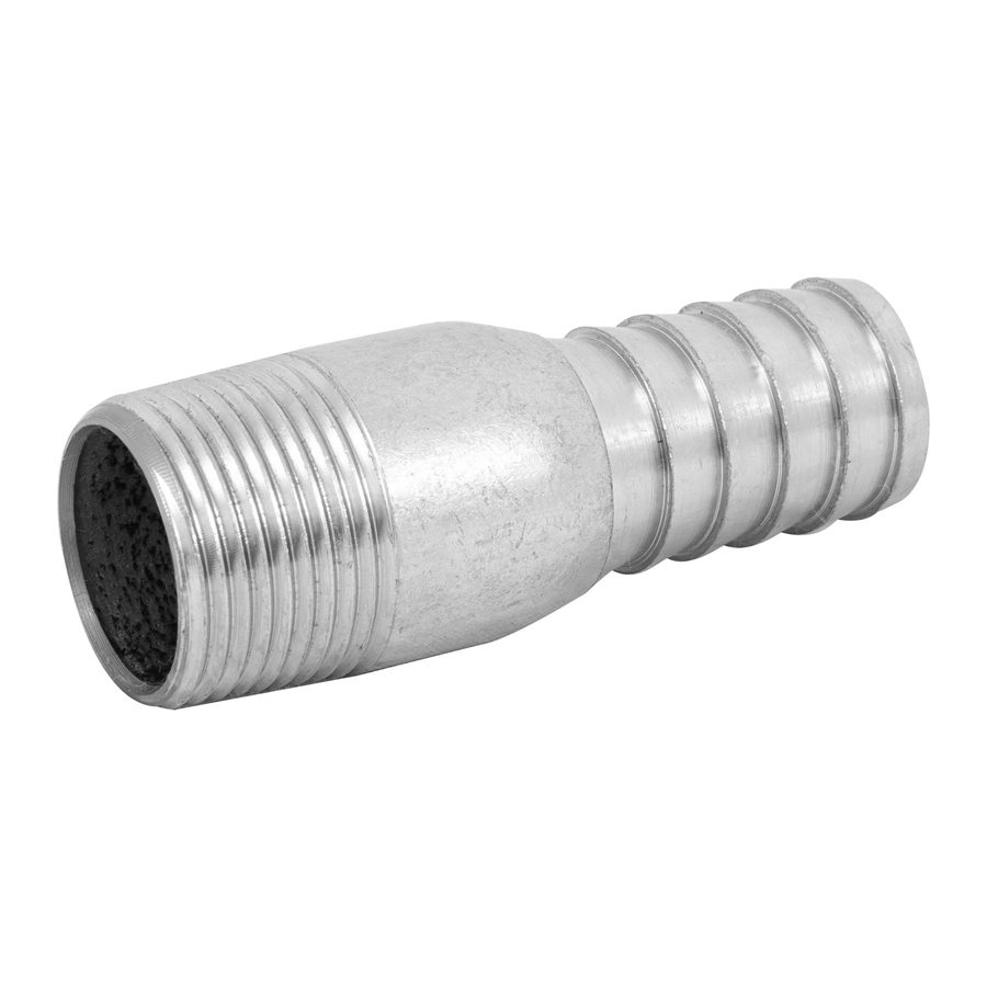 Niple Botella Galvanizado 1"
