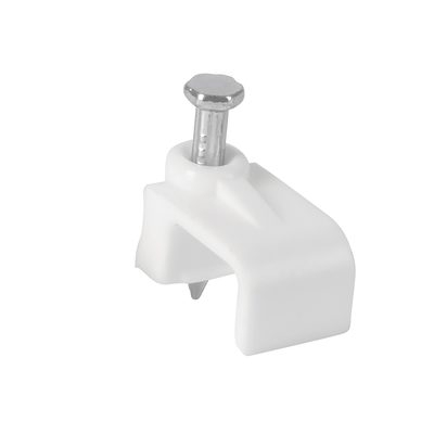 Grapa Blanca Para Cable Plano 6x9.5