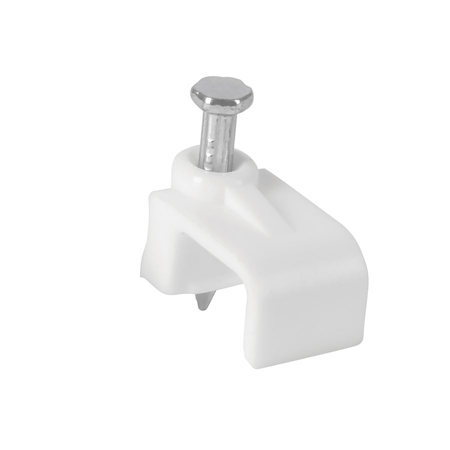 Grapa Blanca Para Cable Plano 6x9.5