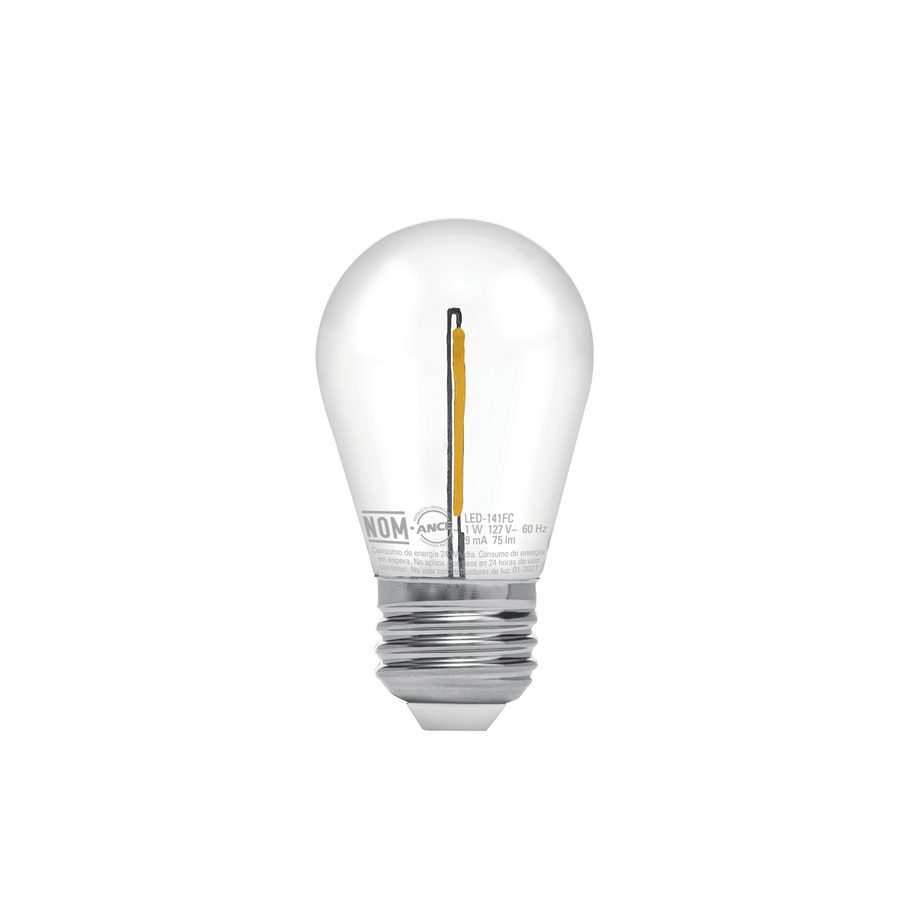 Foco LED De Filamento Luz Cálida