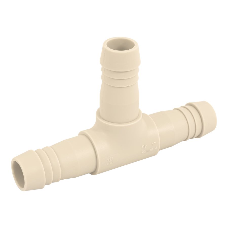 Espiga Tee De PVC 1"