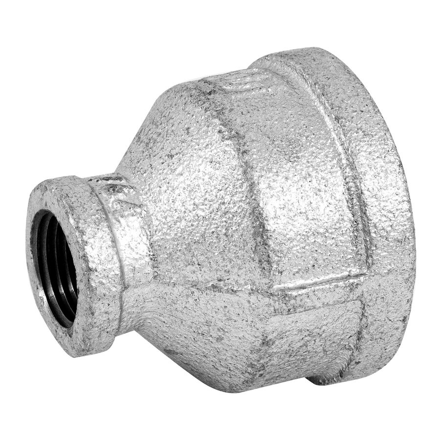 Reducción Campana Galvanizada " 1 1/2 X 1/2"