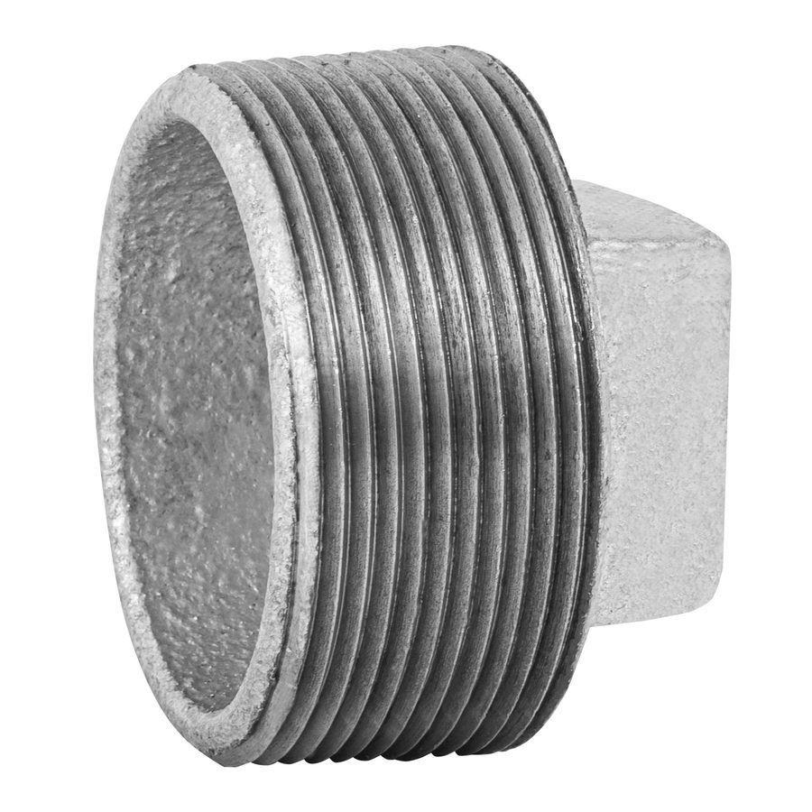 Tapon Macho Galvanizado 2"