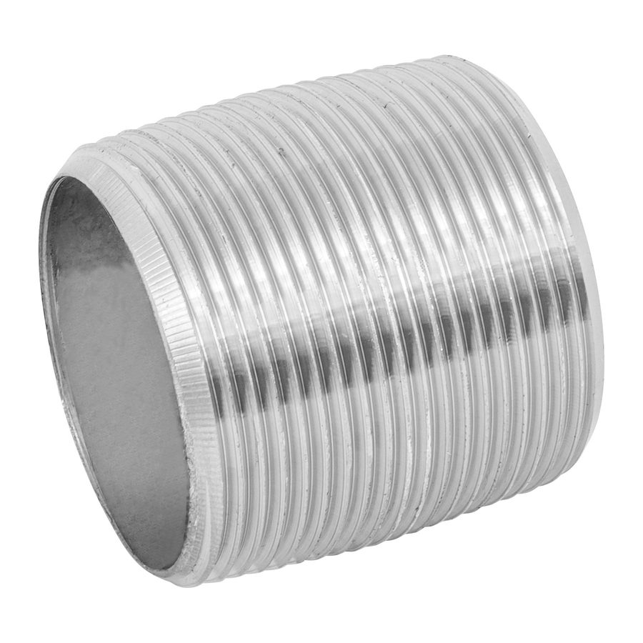 Niple Galvanizado Cuerda Corrida 1 1/2