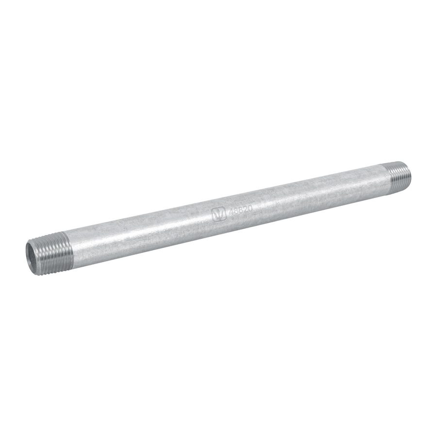Niple Galvanizado 1/2 X 10"