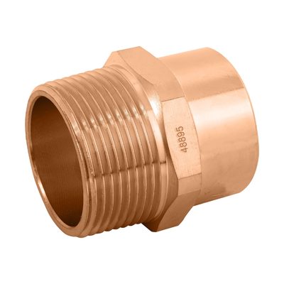 Conector Macho Cobre " 1 1/4"