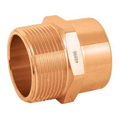 Conector Macho Cobre " 1 1/2"
